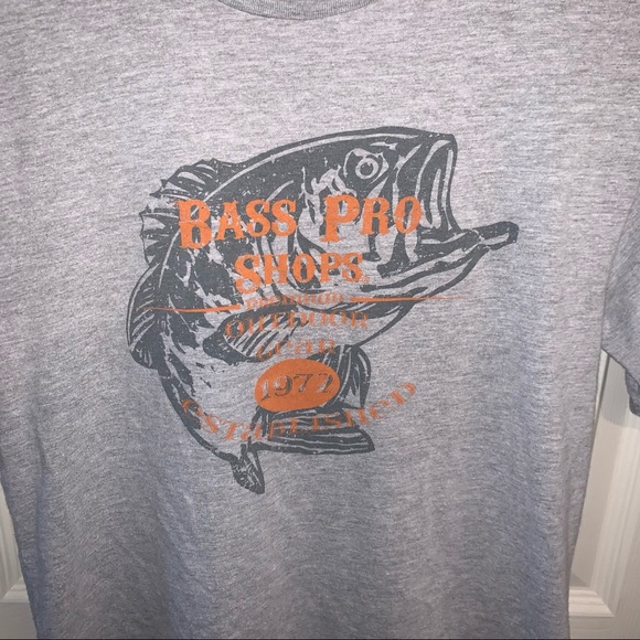 Bass Pro Shops gray orange small fish - Picture 1 of 6